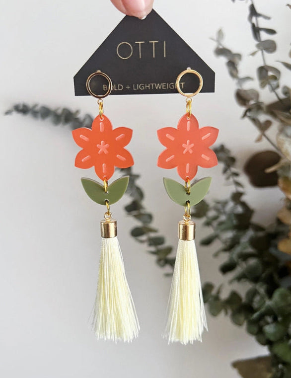 Daffodil Fringe Earrings