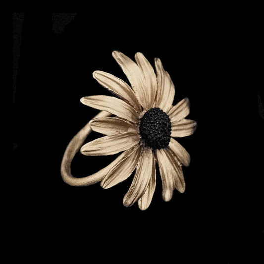 Black Eyed Susan Napkin Rings - Set of Four