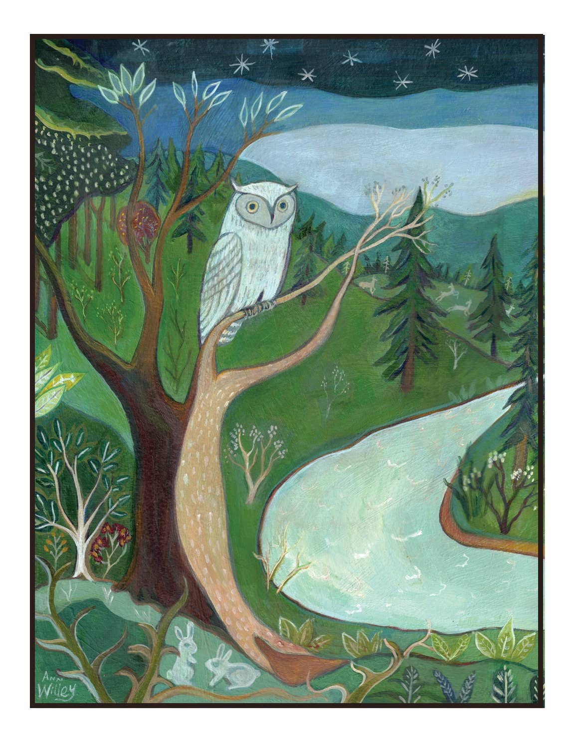 Looking Forward Greeting Card