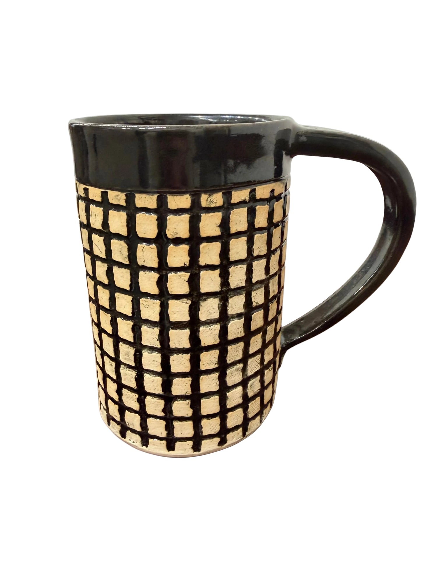 Grid Black & White Mug