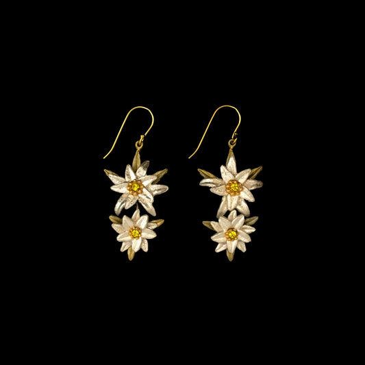 Edelweiss Double Flower Earrings