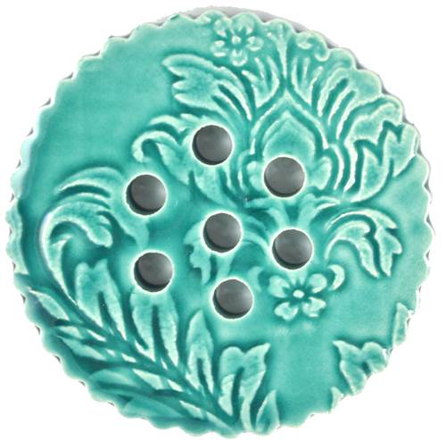 Large Flower Frog - Emerald