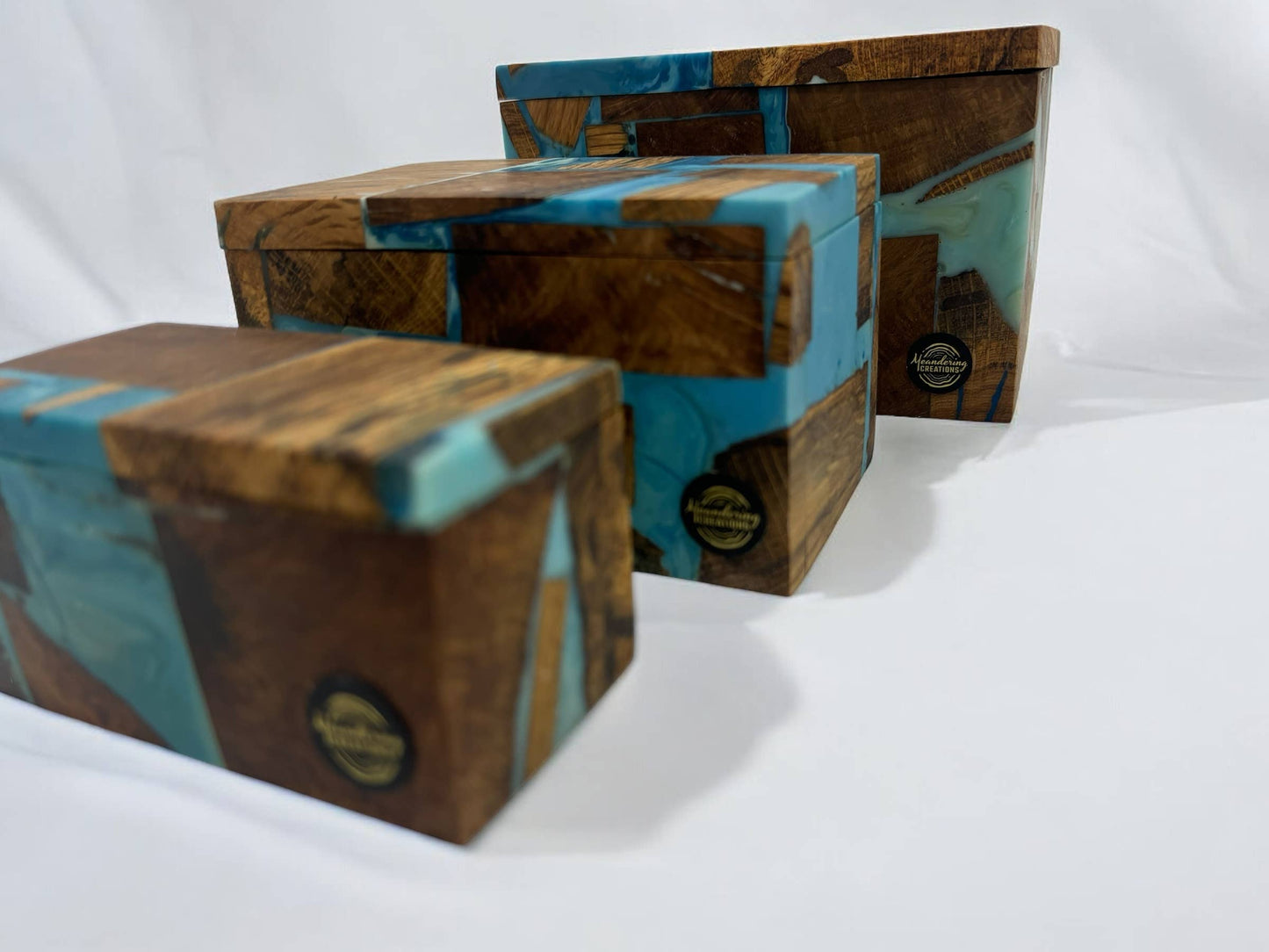 Patchwork Trinket Box: Small