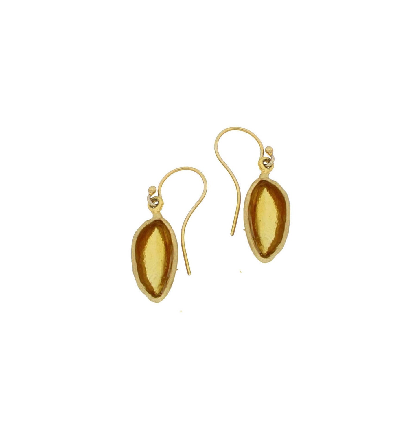 Sage Leaf Wire Earrings: Multi
