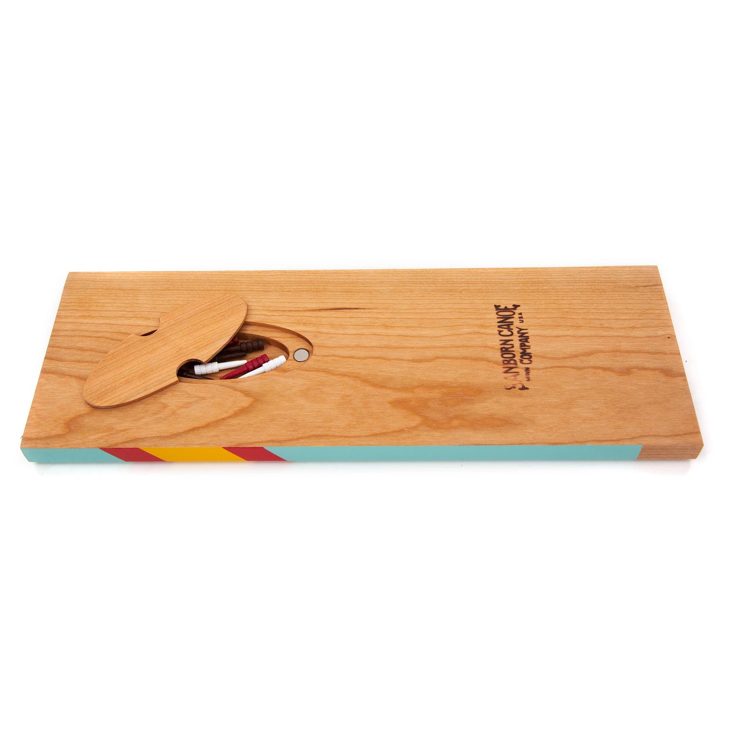 West Painted Cribbage Board