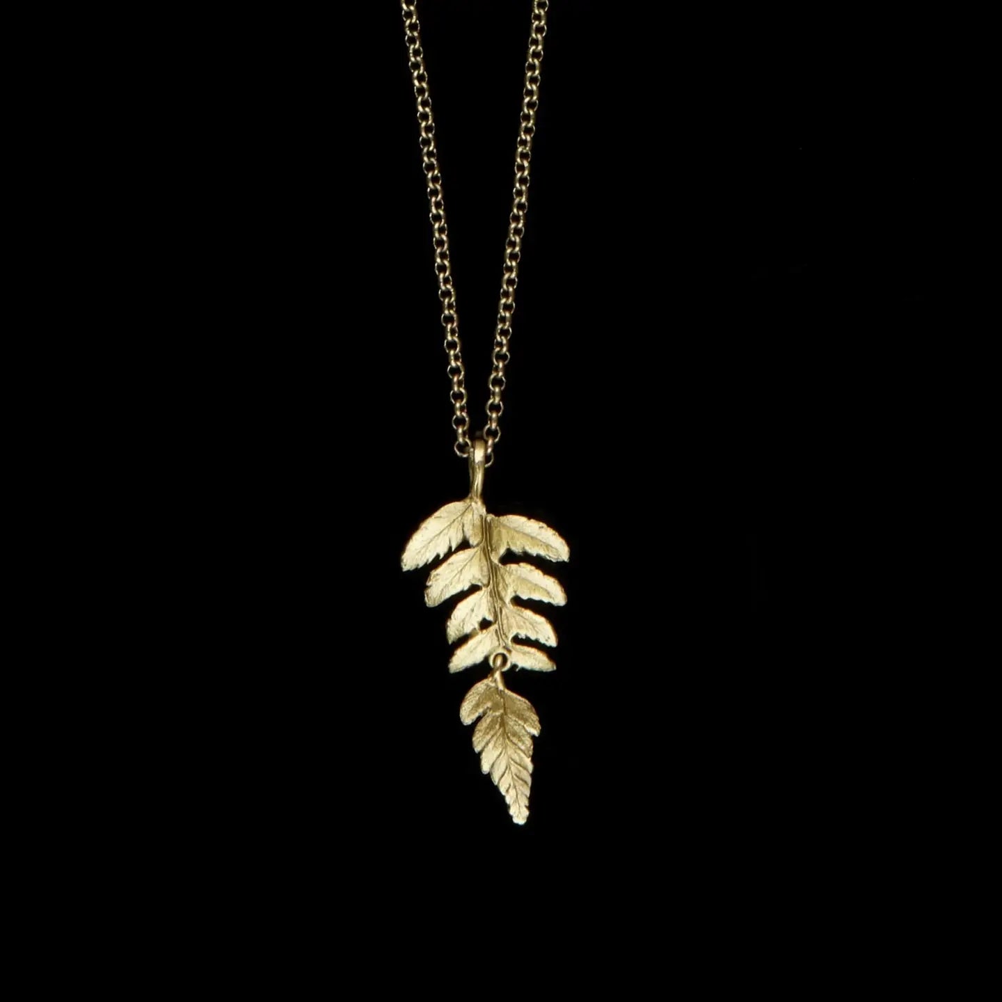 Silver Fern Necklace