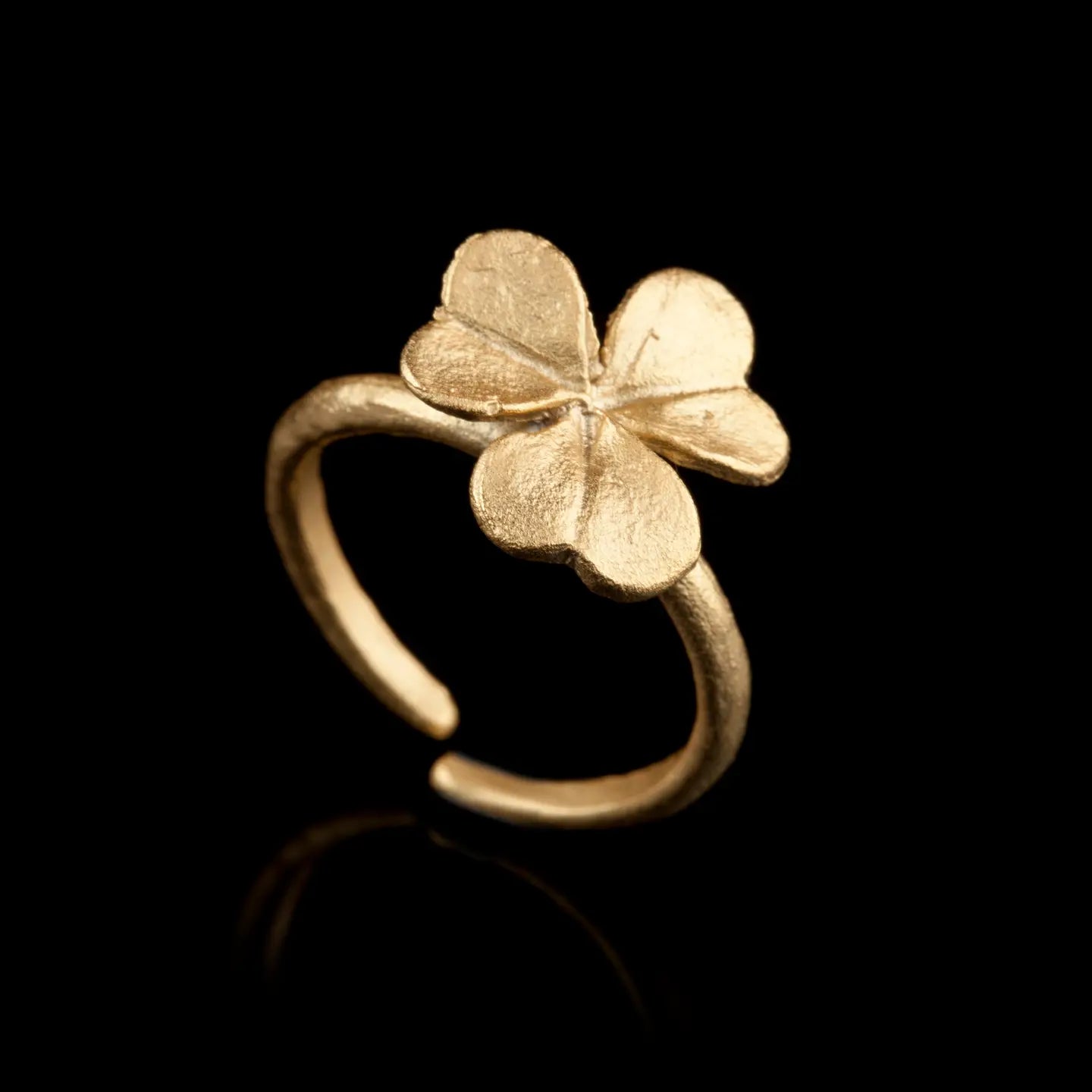 Gold Clover Ring