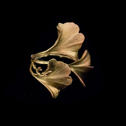 Ginkgo Napkin Rings - Set of Four