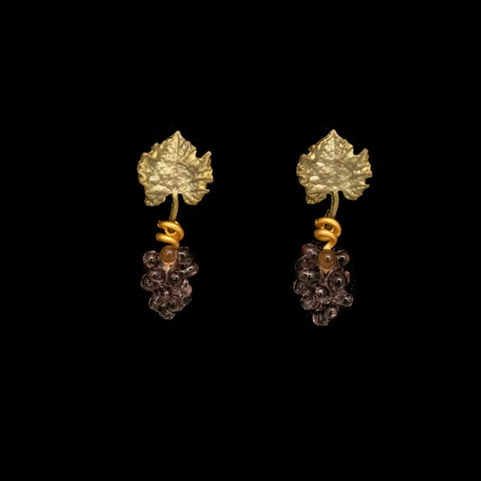 Grape Vine Post Earrings