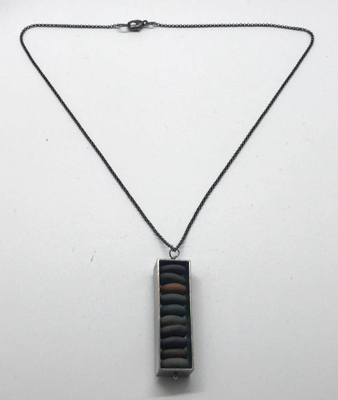 Large Box Rock Necklace