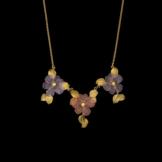 Trio Impatiens Necklace - 16inch
