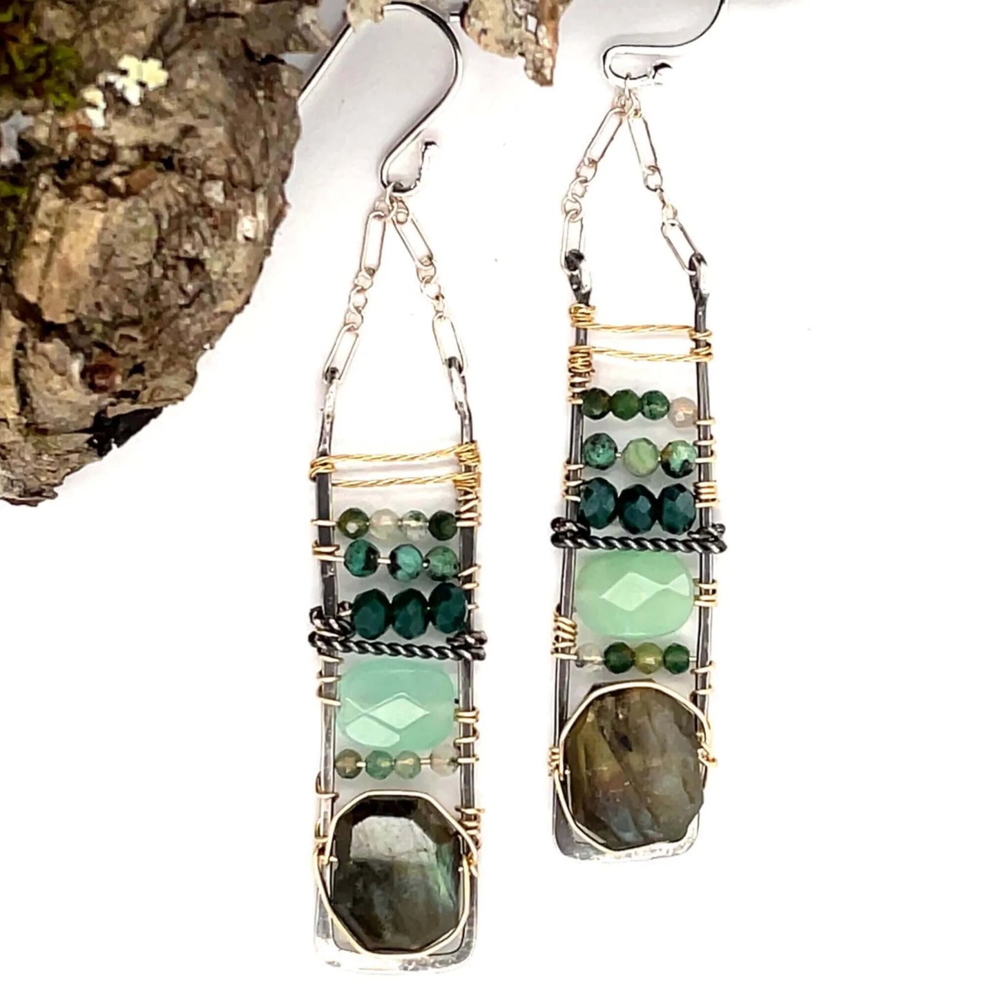 Jade Ladder Earrings
