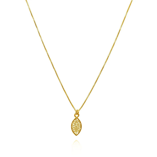 Josephine Gold Filigree Necklace