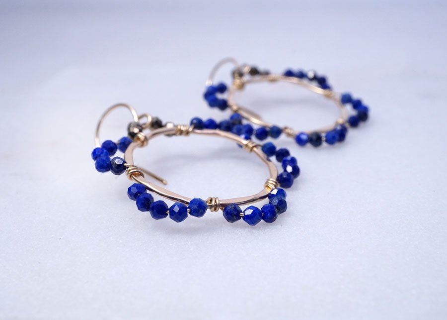 Lapis Stone Earrings