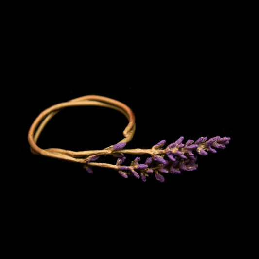 Lavender Napkin Rings - Set of Four