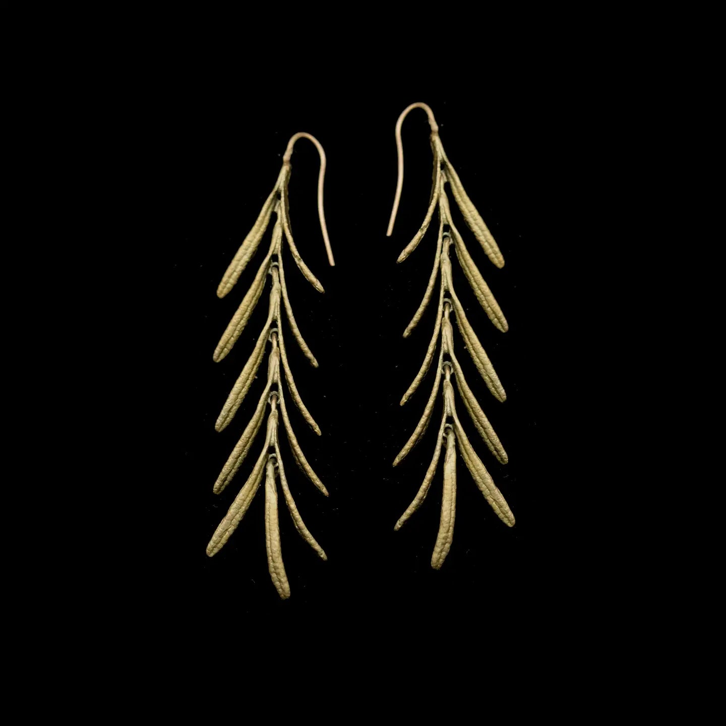 Long Rosemary Dangle Earrings