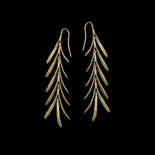 Long Rosemary Dangle Earrings