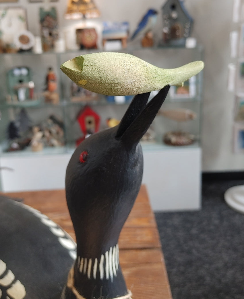 loon-eating-fish-wood-decoration-decoy