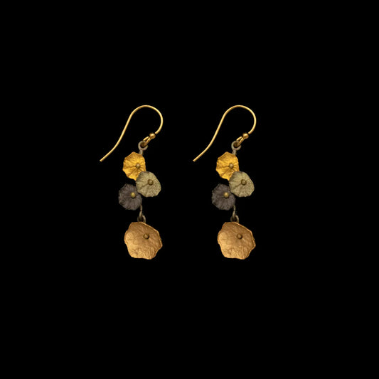 Nasturtium Dangle Earrings