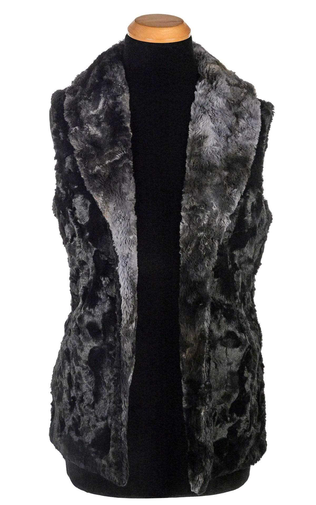 Reversible Faux Fur Vest - Highland Skye