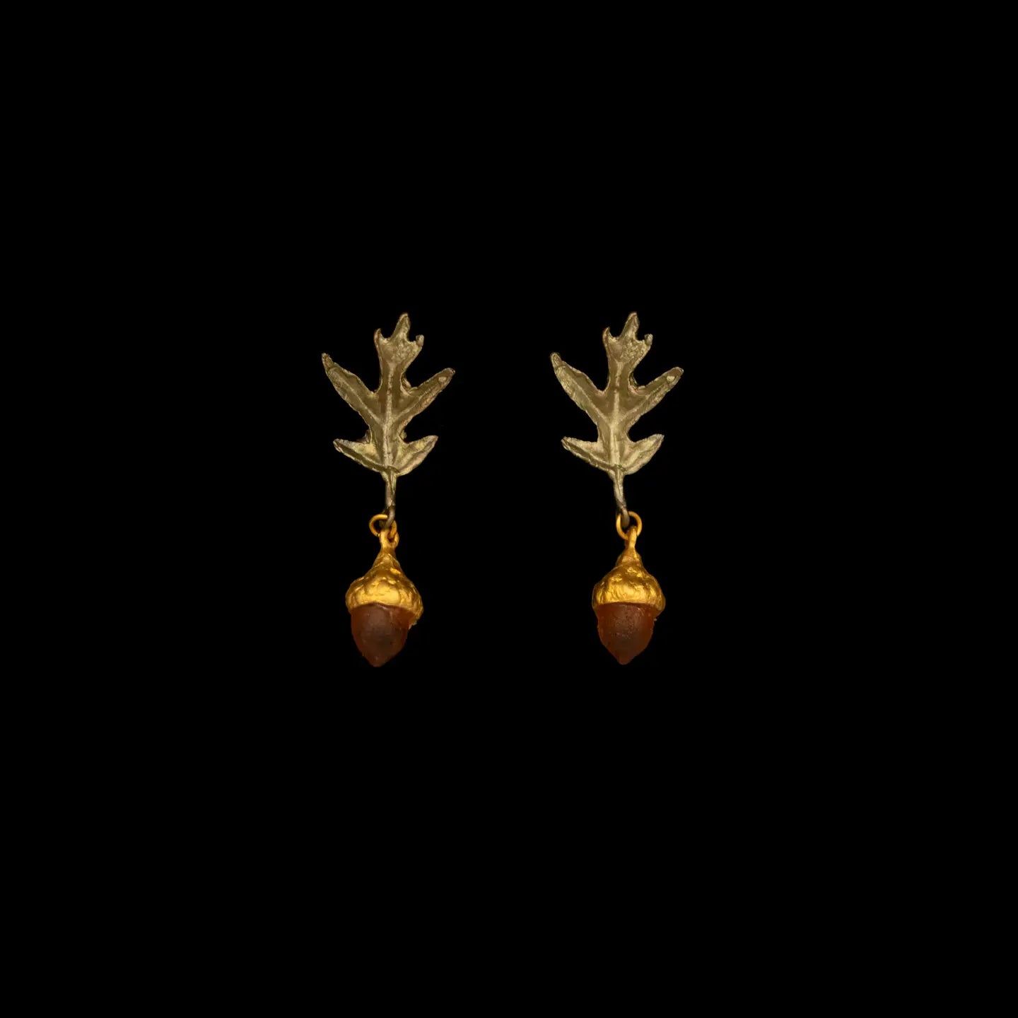 Pine Oak Post Earrings