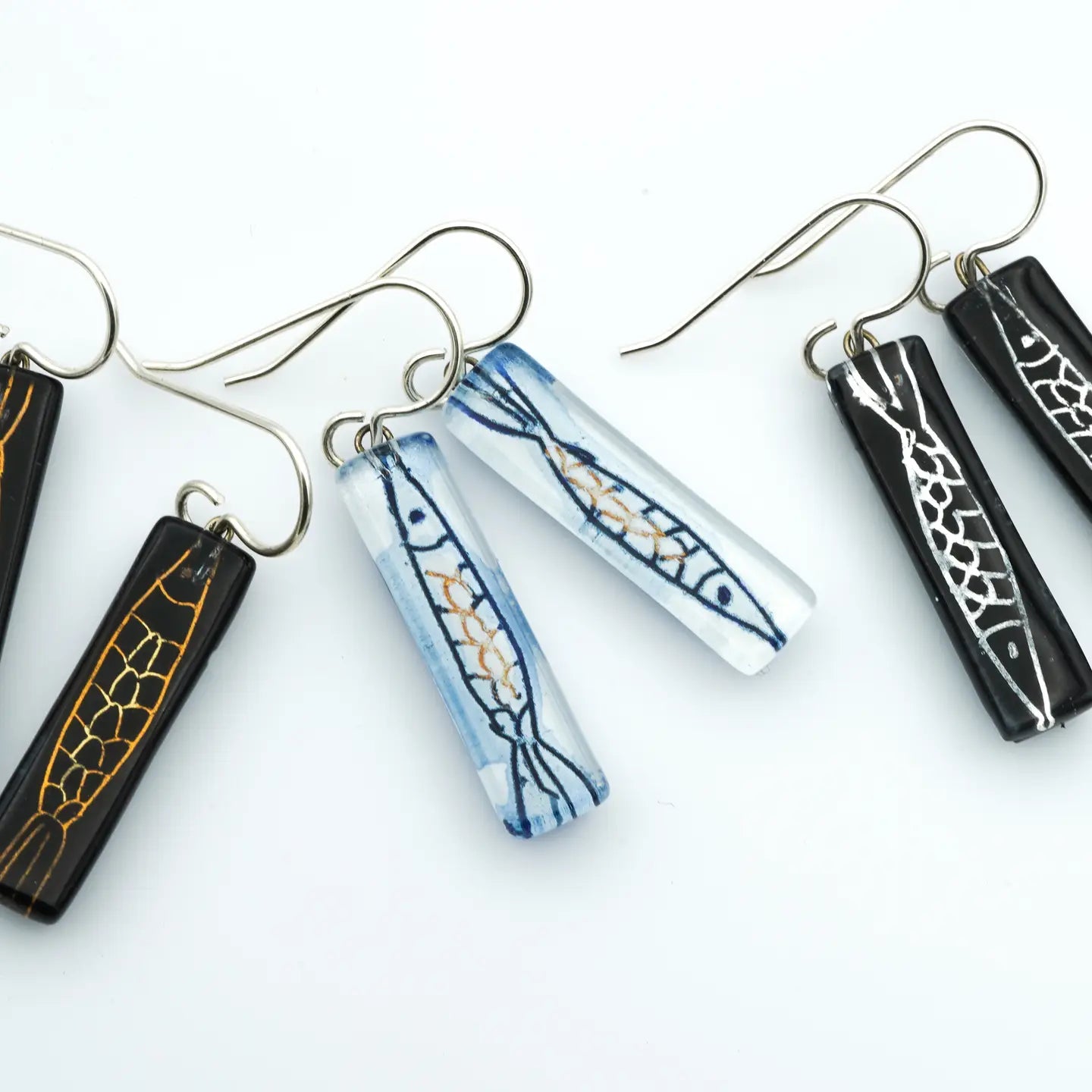 Pisces Bar Earrings