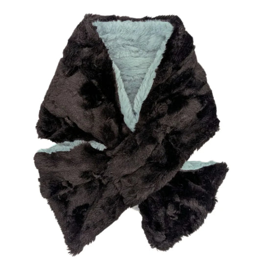 Faux Fur Pull Thru Scarf - Various Colors