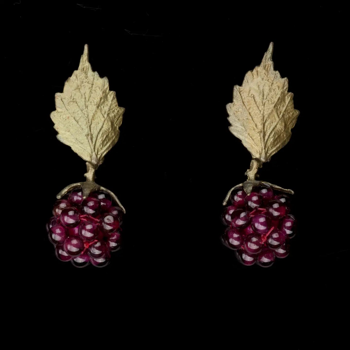 Raspberry Earrings