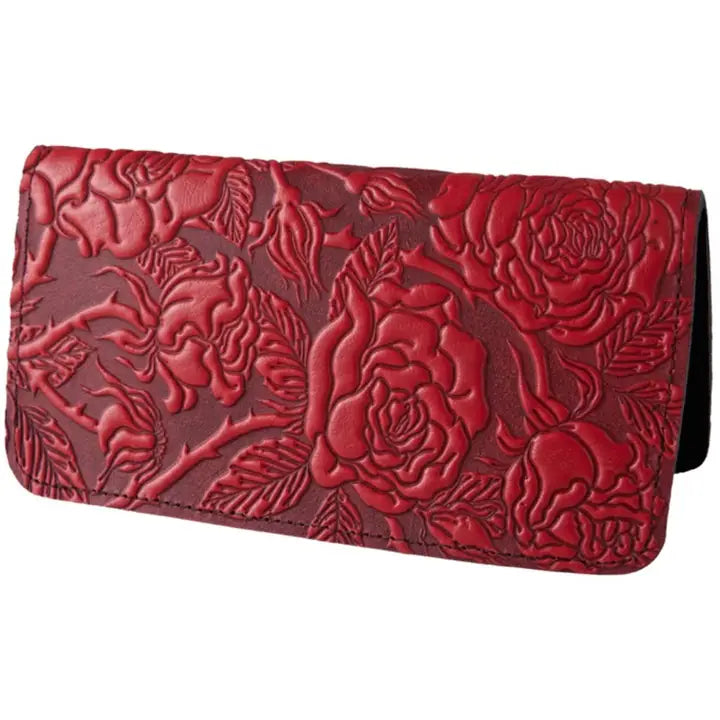 Wild Rose Checkbook Cover