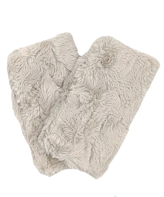 Cuddly Reversible Faux Fur Fingerless Gloves