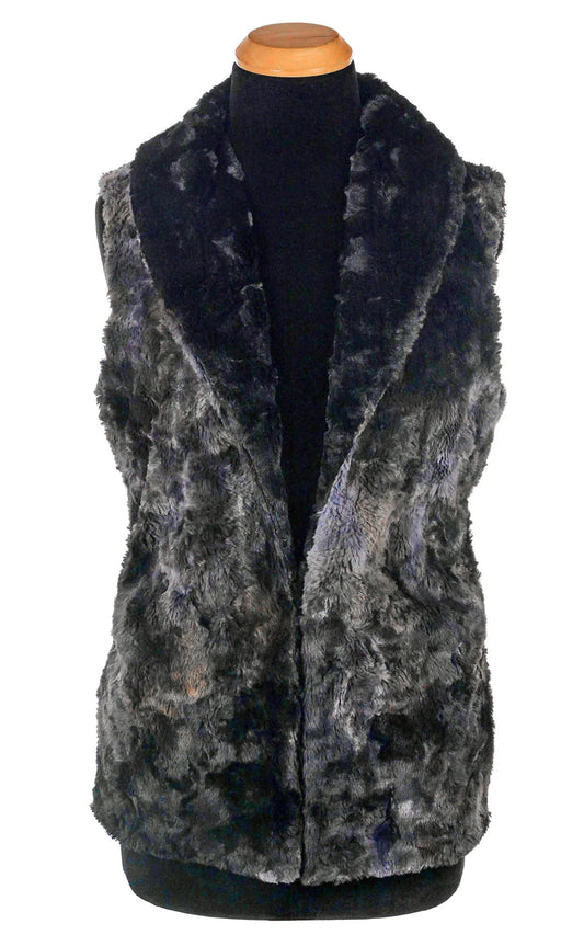 Reversible Faux Fur Vest - Highland Skye