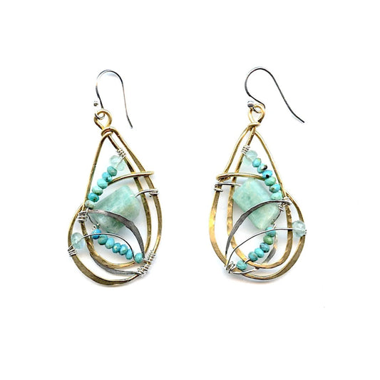 Spoonful of Turquoise Earrings