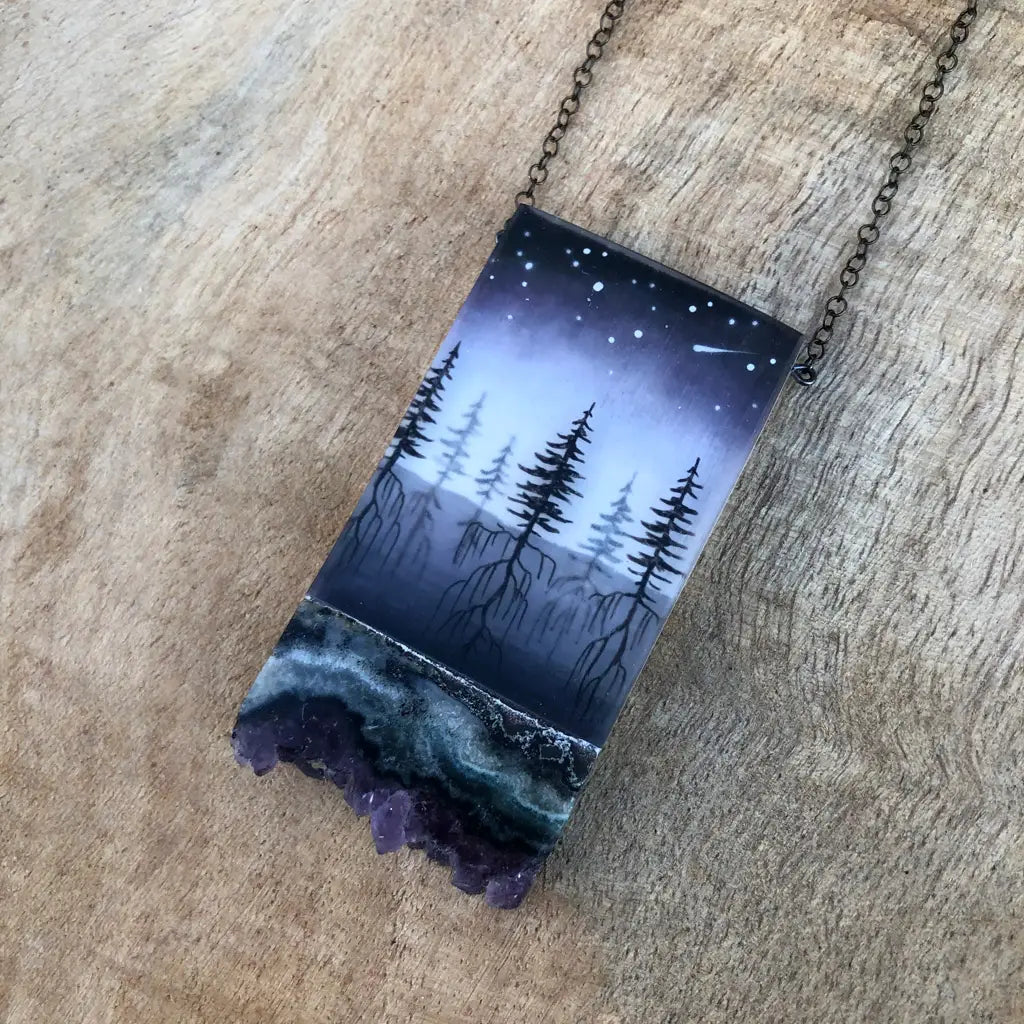 Strata Crystal Necklace