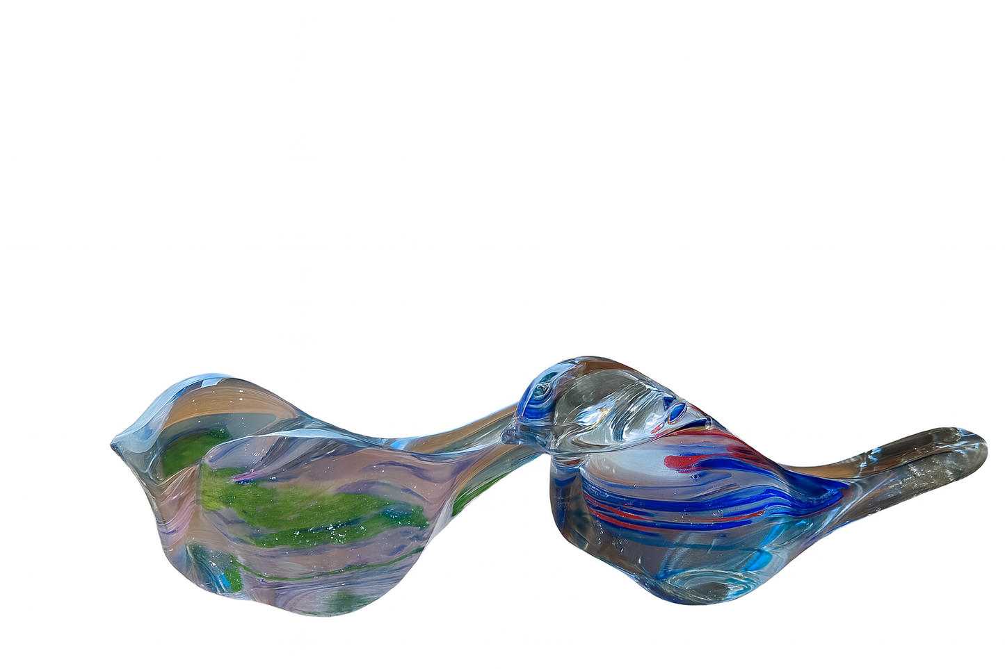 Blown Glass Bird - Available in Small and Large