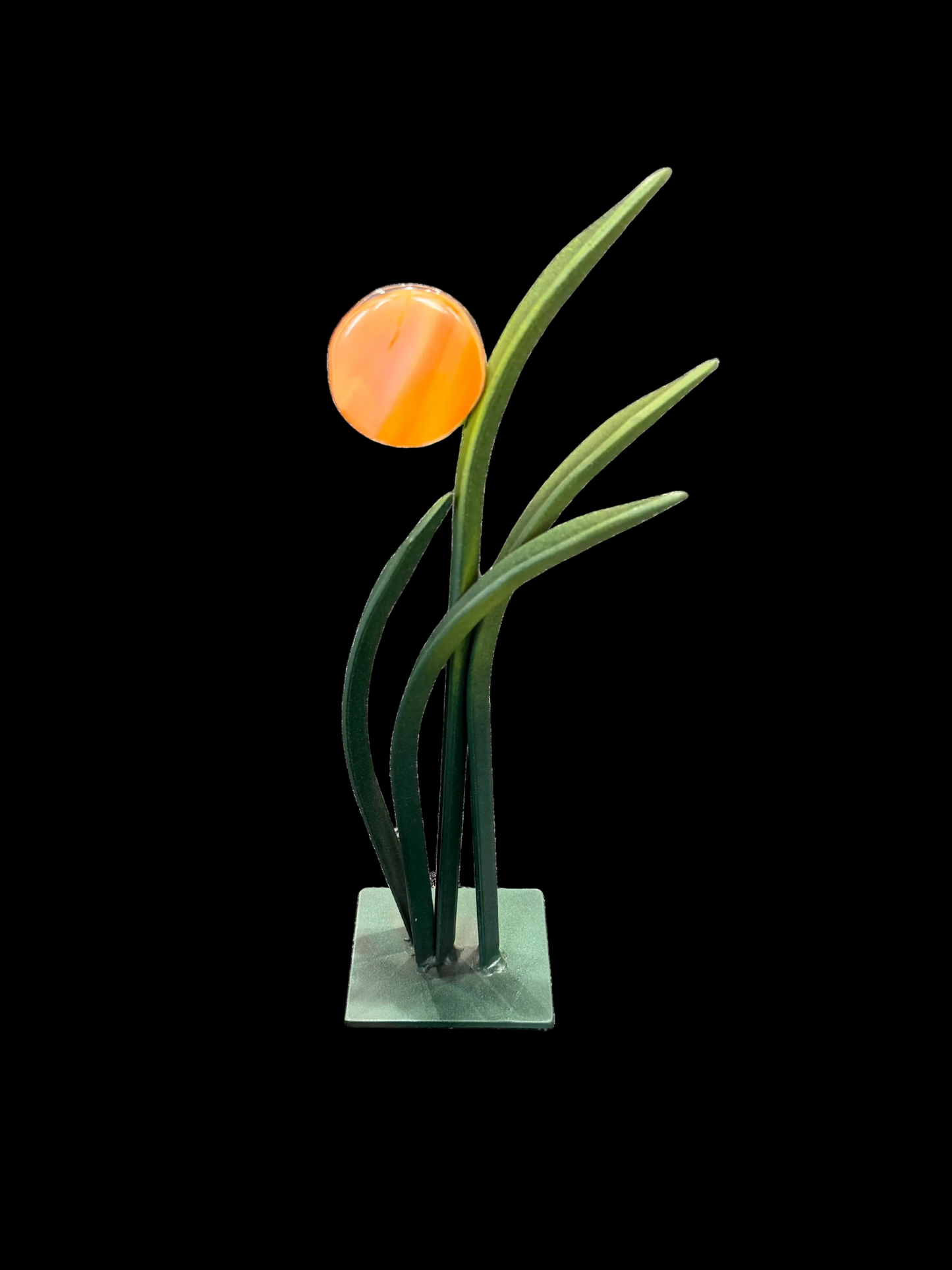 Steel Grasses w/ Fused Sun