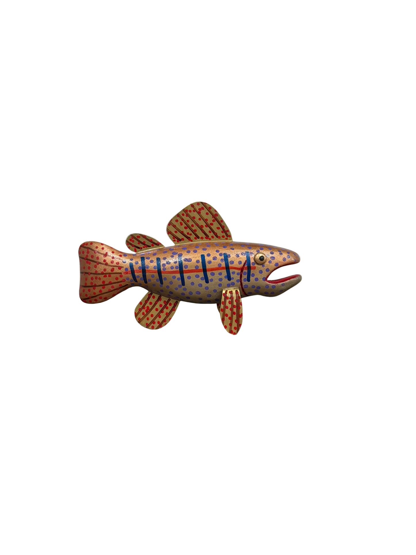 Hand Painted Trout 7"