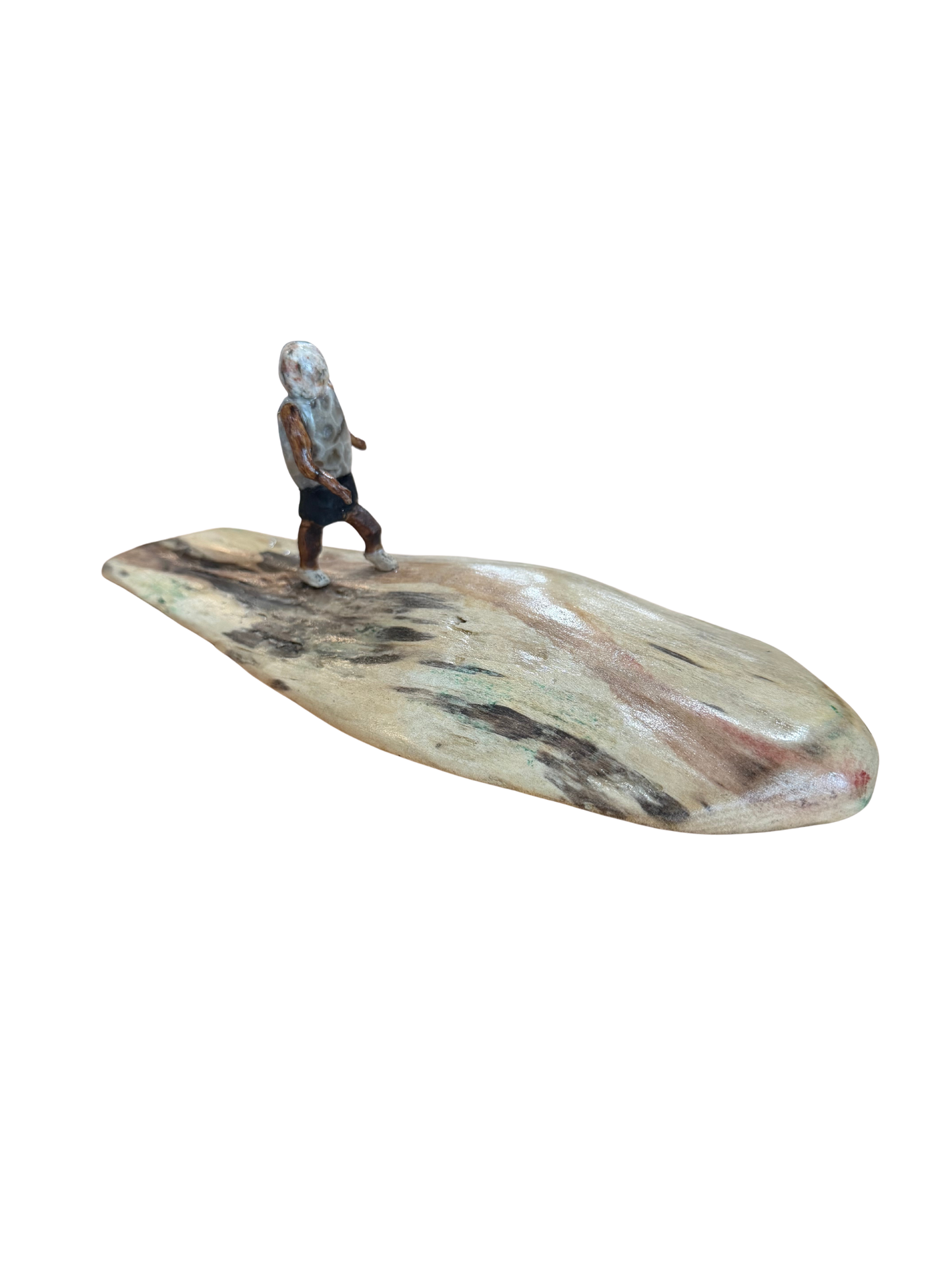 Petoskey Stone Jogger on Driftwood