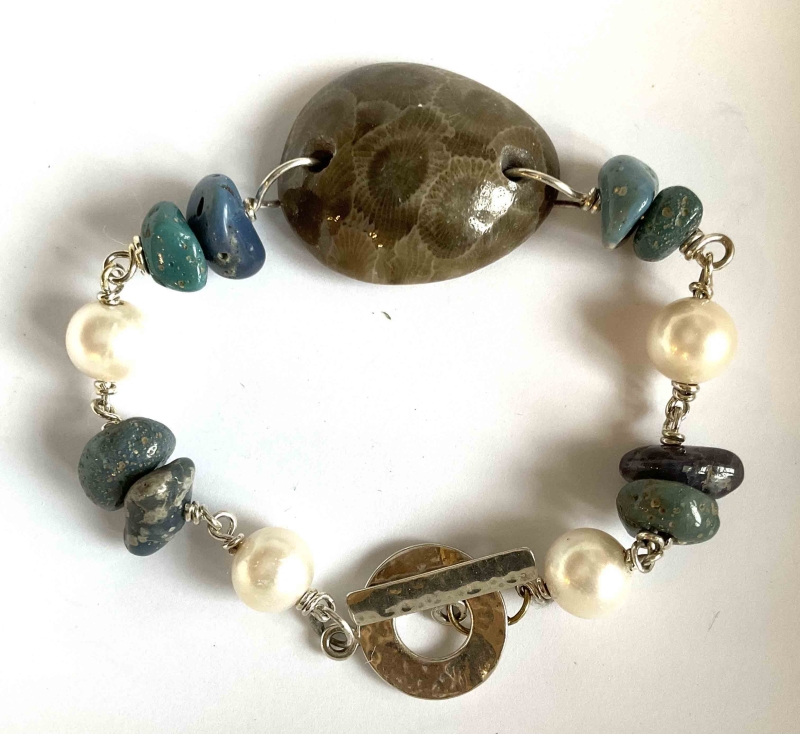 petoskey stone jewelry bracelets