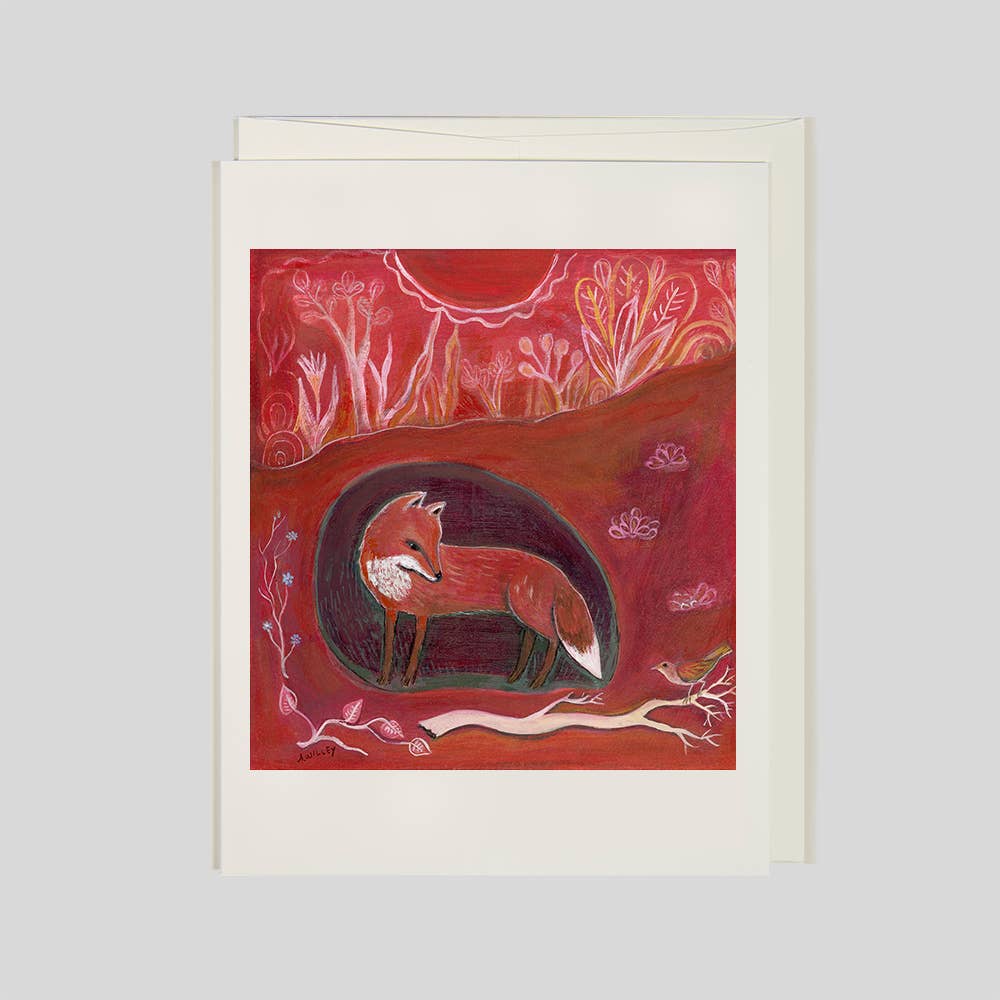 Greeting Card - Fox's Den