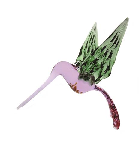 Hummingbird Suncatcher - Purple/Green