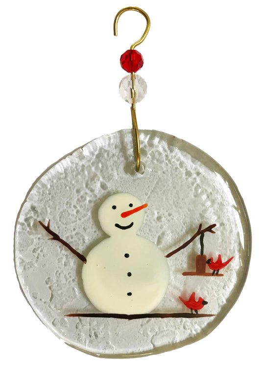 Ornament - Snowman Bird Feeder