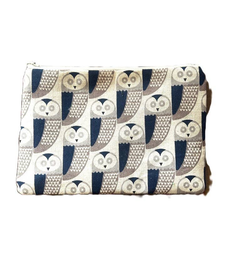 Owl Fabric Pouch: C