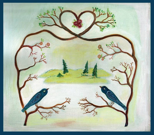 Greeting Card, Love, Marriage, Wedding, Branching Heart