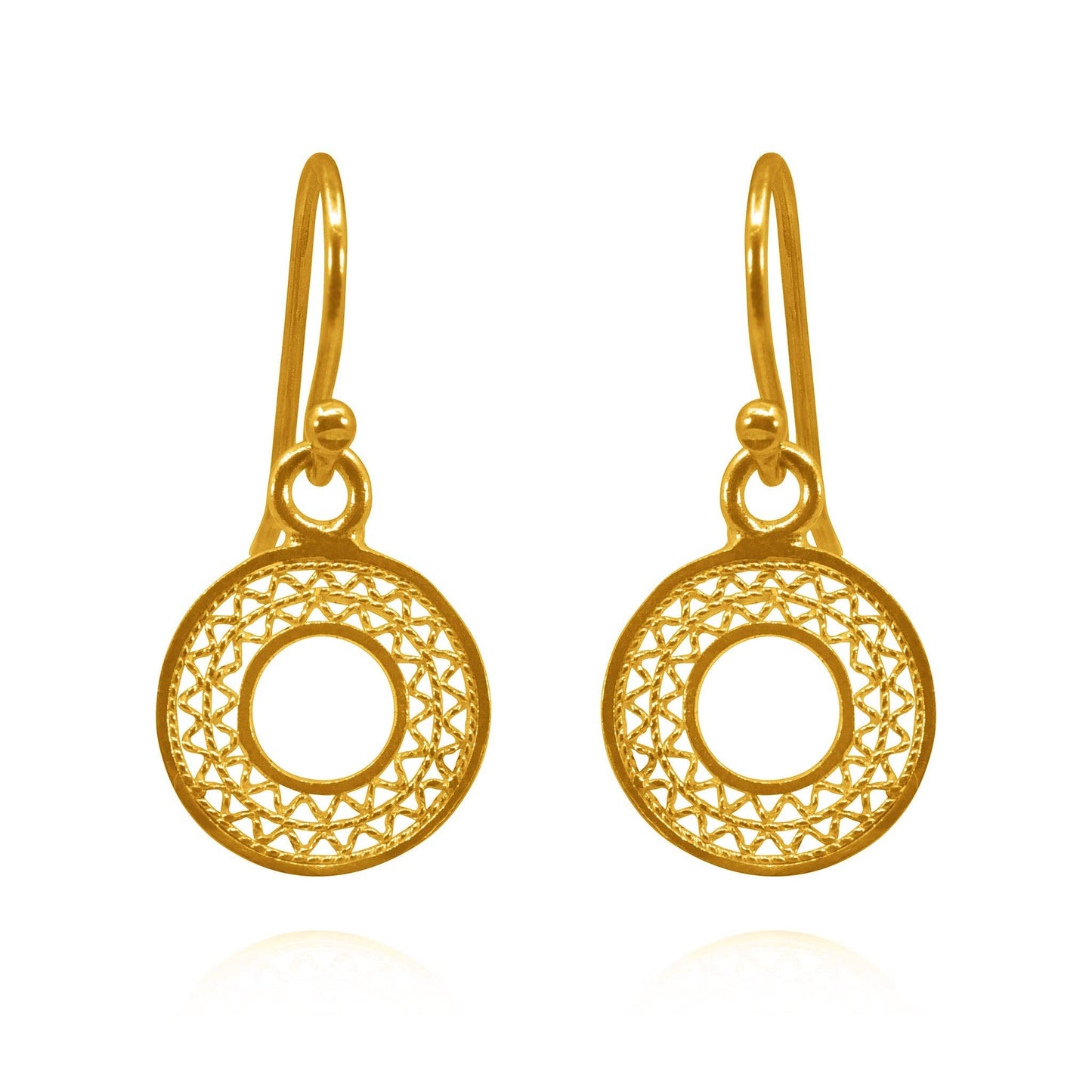 Valeria Gold Extra Small Earrings Filigree