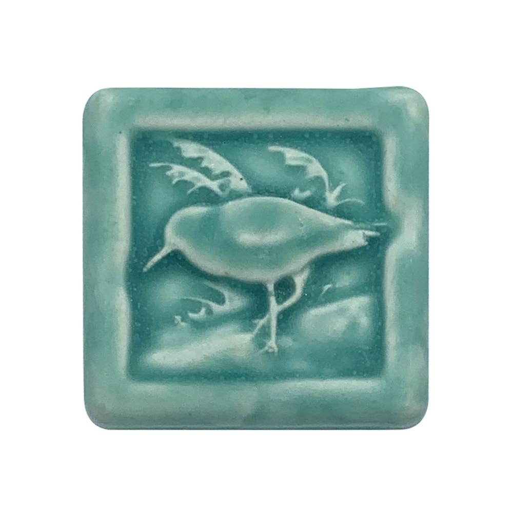 Sandpiper Tile 2x2: Bermuda Green Glaze