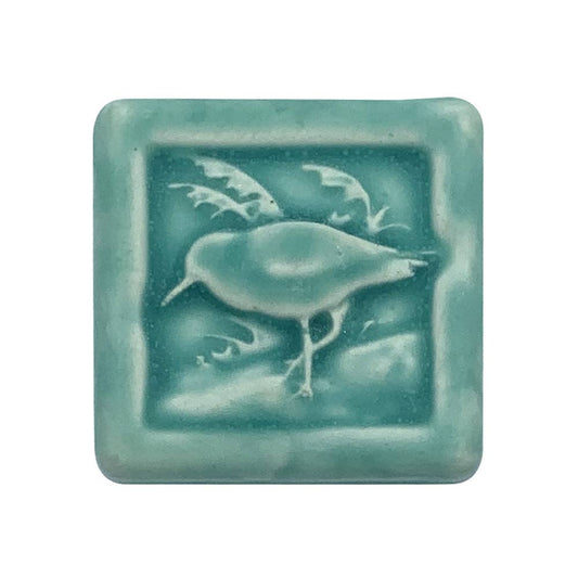 Sandpiper Tile 2x2: Bermuda Green Glaze