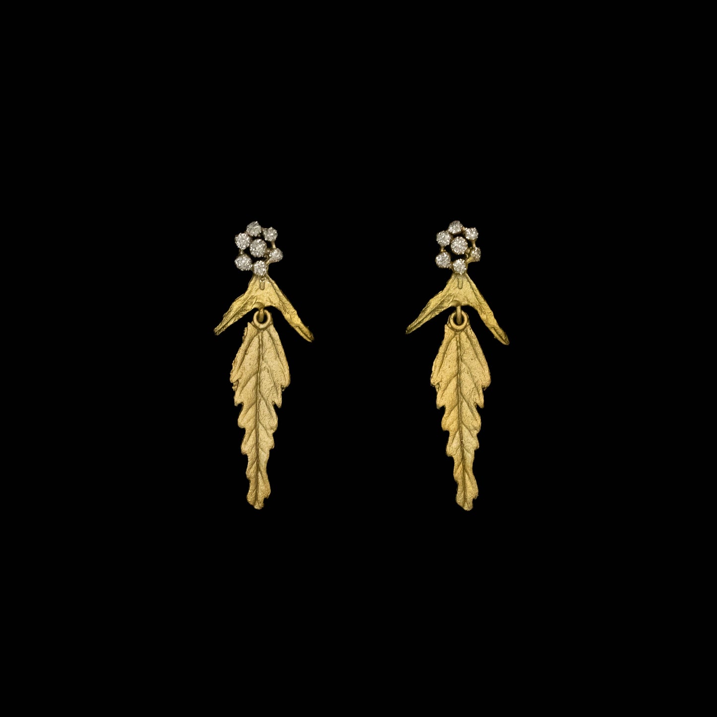 Queen Anne's Lace Dangle Post Earrings