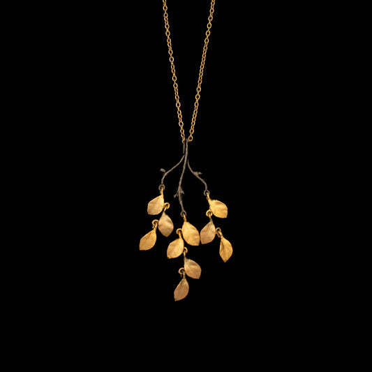 Golden Autumn Pendant - 16" Adj.