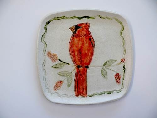 Cardinal Dinner Plate