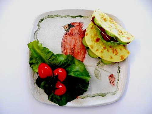 Cardinal Dinner Plate